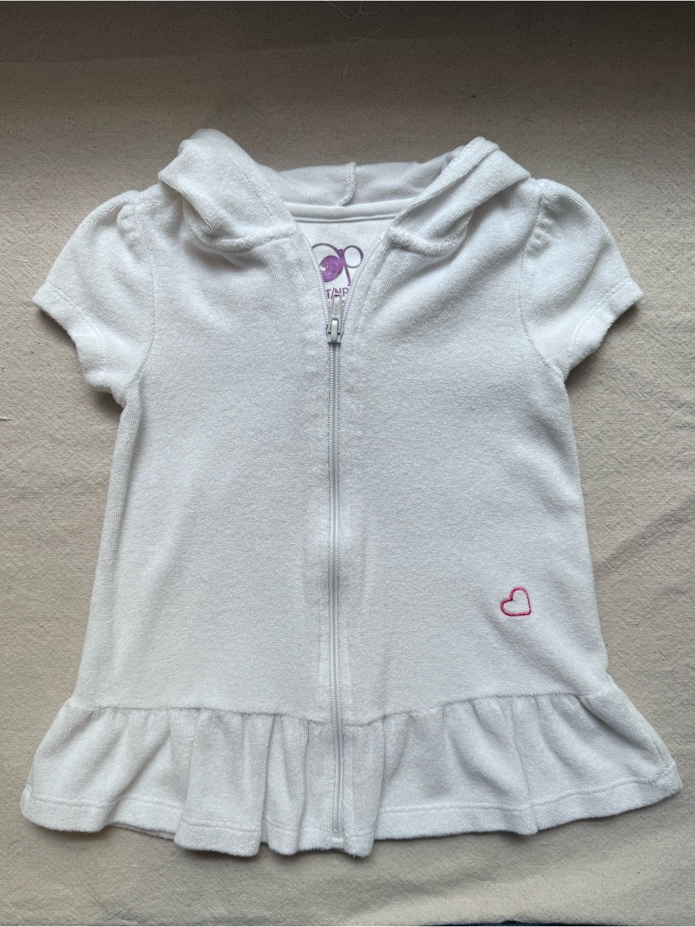 Op (Ocean Pacific) Girls' Hooded Terry Cloth Swimsuit Cover-Up